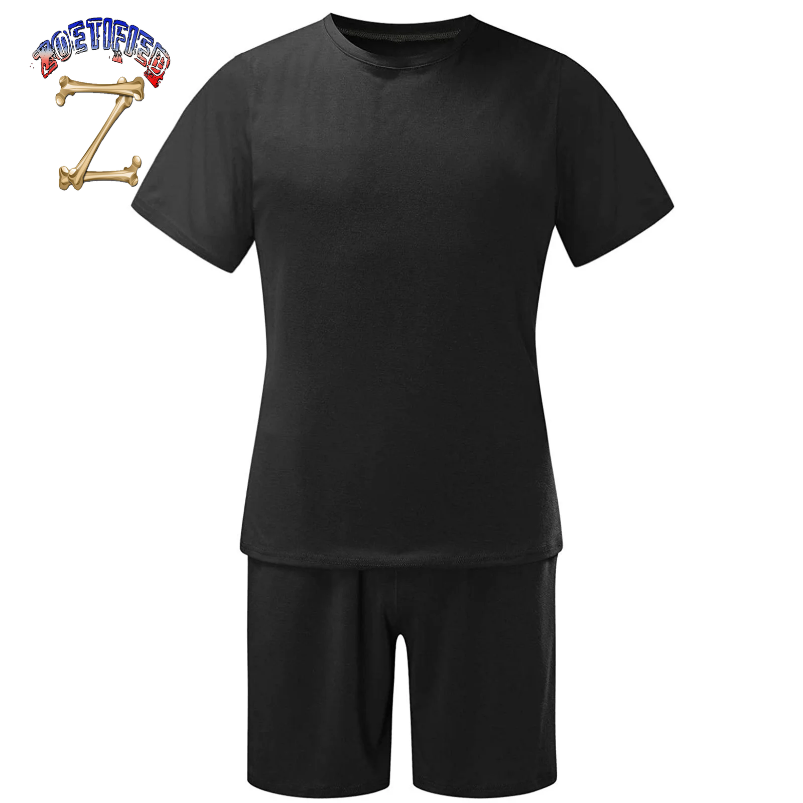 Men'S Short Sleeve T-Shirt and Shorts Set Sport Casual Crew Neck Muscle Sportswear 2 Piece Tracksuit Summer Outfits