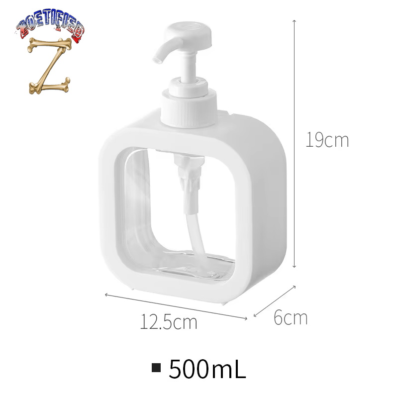 300/500Ml Bathroom Soap Dispensers Refillable Lotion Shampoo Shower Gel Holder Portable Travel Dispenser Empty Bath Pump Bottle