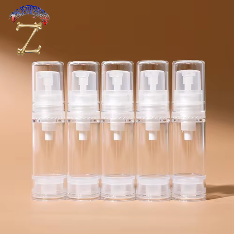 Liquid Foundation Travel Bottle 5Ml 10Ml 15Ml Mini Cosmetic Foundation Sample Repackaging Tools Airless Pump Bottle Portable