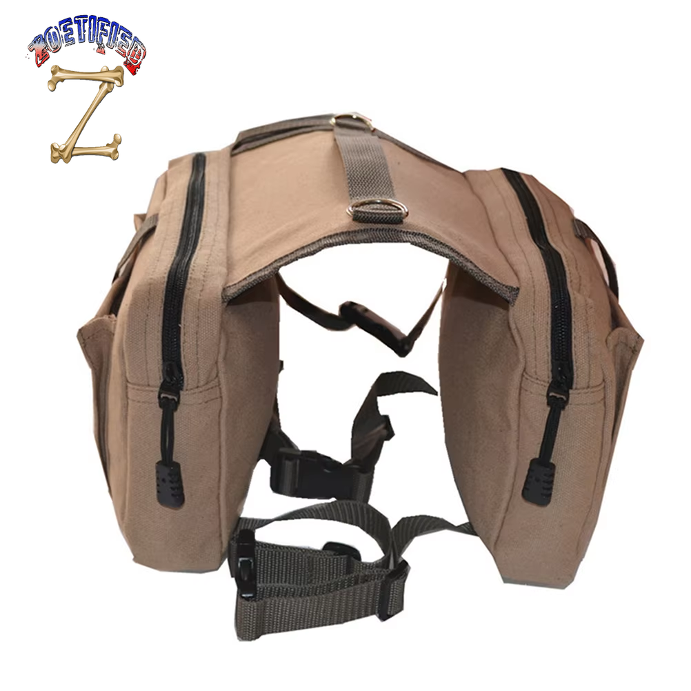 Saddle Bag Pet Dog Hiking Saddle Bag Outdoor Travel Dog Backpack Dog Camping Saddlebag