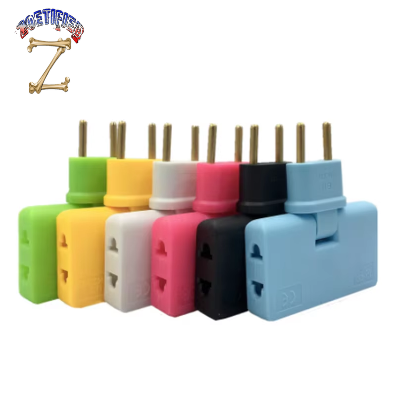 EU Power Plug Adapter Foldable Extension Travel Converter Socket Portable Charging Sync Lightweight Electrical Sockets Outlet