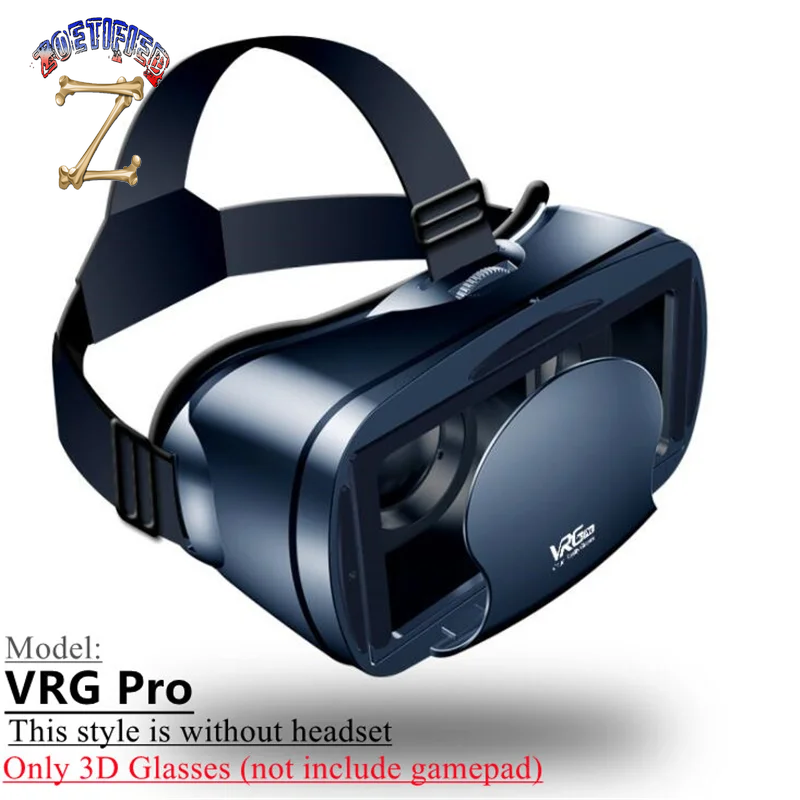 Virtual Reality VR Glasses IMAX Huge Screen HD 3D Glasses Google Cardboard Box VR Headset Helmet for 5-7" Phone,Support Gamepad