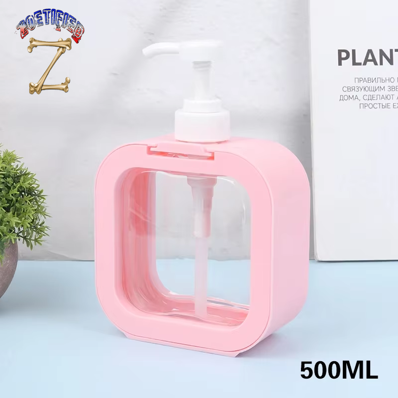 300/500Ml Bathroom Soap Dispensers Refillable Lotion Shampoo Shower Gel Holder Portable Travel Dispenser Empty Bath Pump Bottle