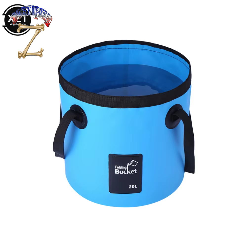 Portable Waterproof Bucket Water Storage Bag Water Bag Folding Bucket Container Carrier Bags for Fishing Camping Cooking Travel