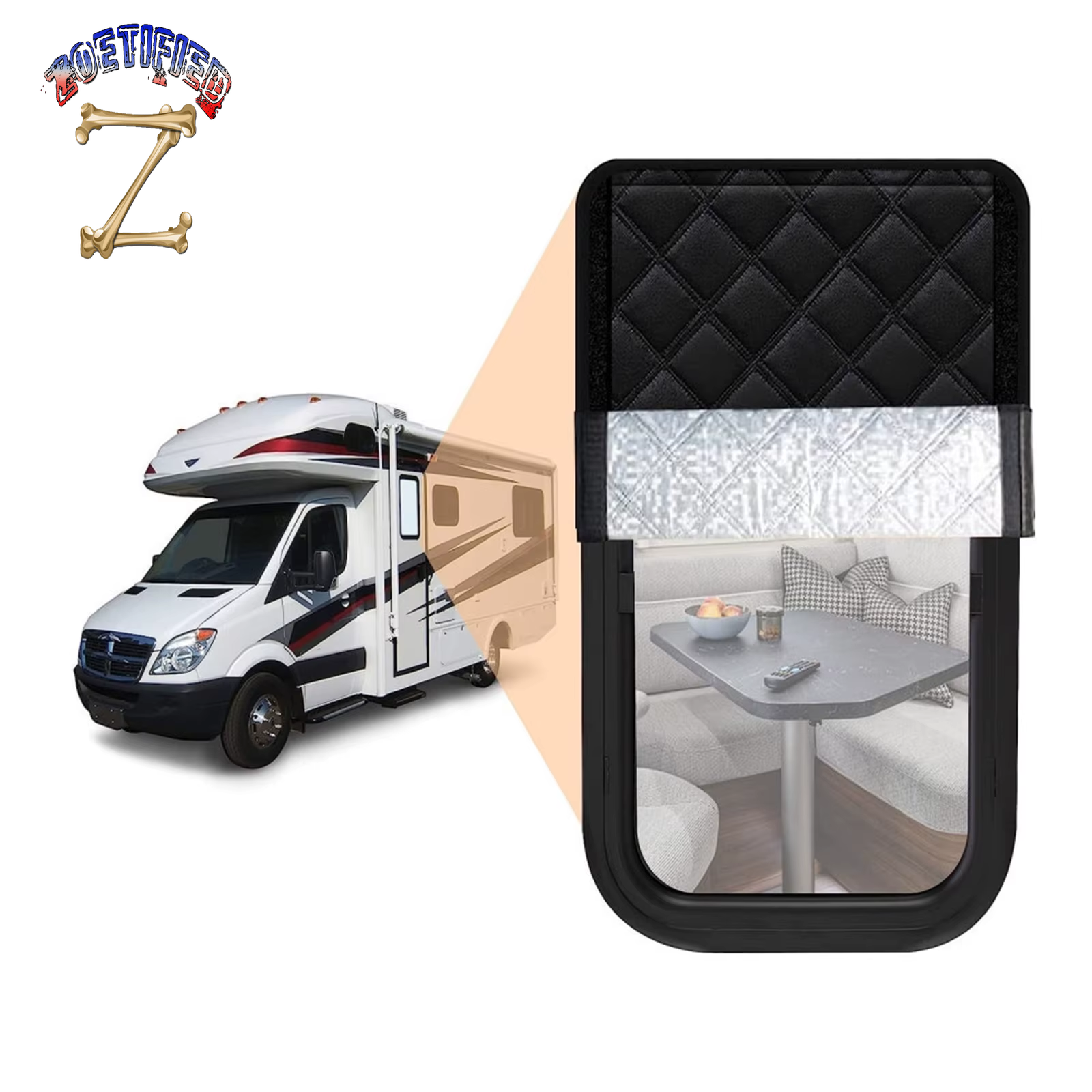 RV Sunshade Foldable Sunshade Privacy Travel Trailer Camping Side Shield Sunshade Window Cover for Motorhome Travel Trailer