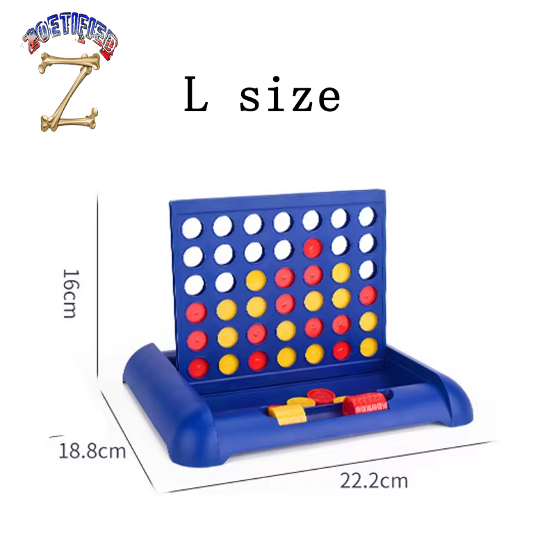 Foldable Connect 4 in a Line Board Game Classic Party Chess Family Toy Early Educational Puzzle Children Thinking Training Gifts