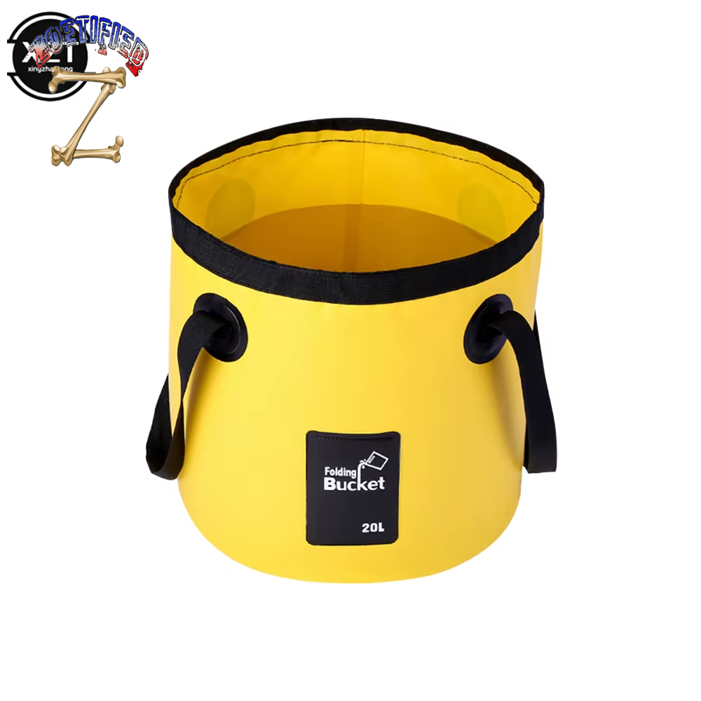 Portable Waterproof Bucket Water Storage Bag Water Bag Folding Bucket Container Carrier Bags for Fishing Camping Cooking Travel