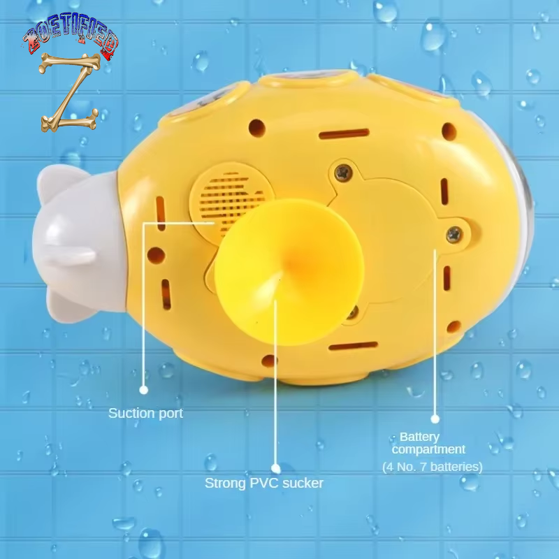 Baby Bath Toys for Kids Electric Submarine Shower Sucker Baby Toy Spray Water Toys Bathtub Toys Sprinkler Baby Shower