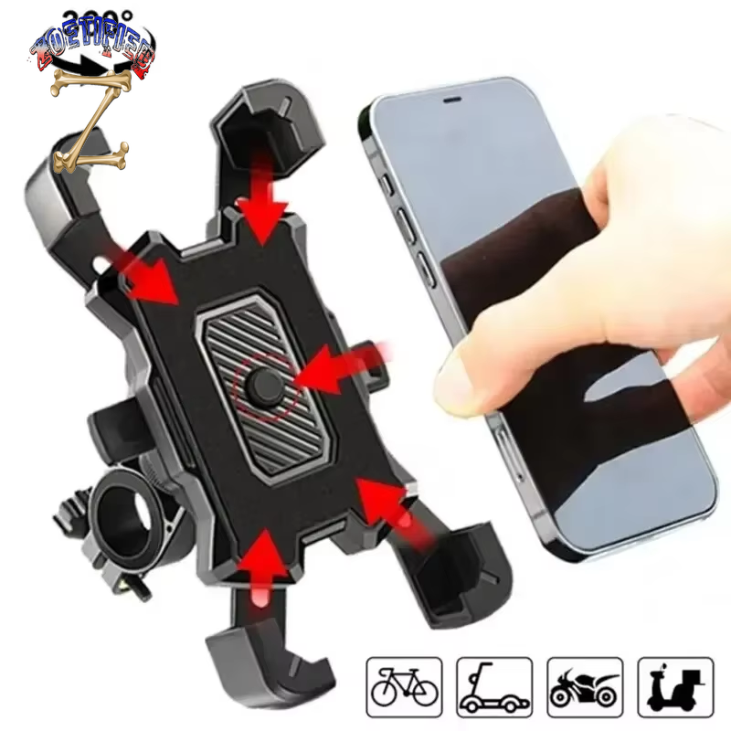 360° Rotatable Phone Holder Electric Bicycle Mobile Riding Bike Moto Motorcycle Non-Slip Stand Bracket Cycling for Iphone Xiaomi