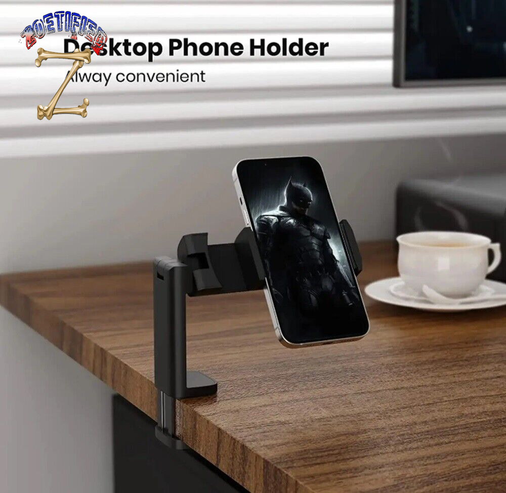 Universal Travel Phone Holder – Airplane Seat, Luggage Handle, Desktop Mount