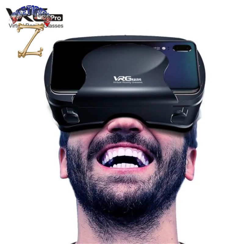 Virtual Reality VR Glasses IMAX Huge Screen HD 3D Glasses Google Cardboard Box VR Headset Helmet for 5-7" Phone,Support Gamepad